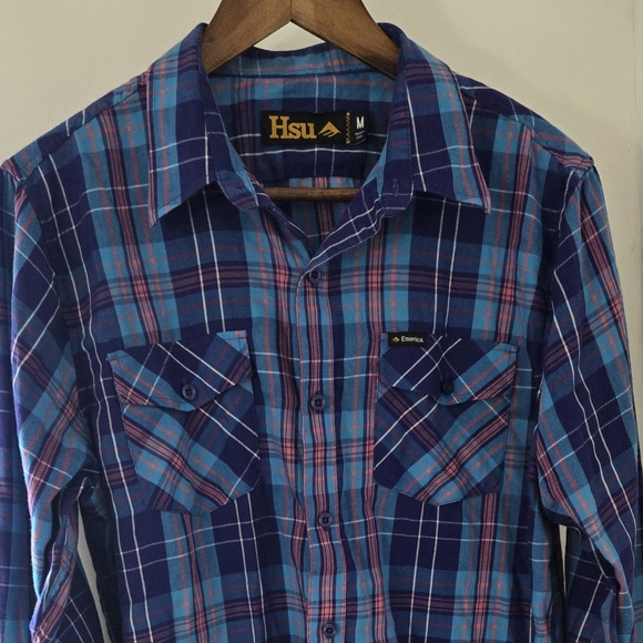 Hsu X Emerica skate flannel longsleeves - Picture 1 of 2